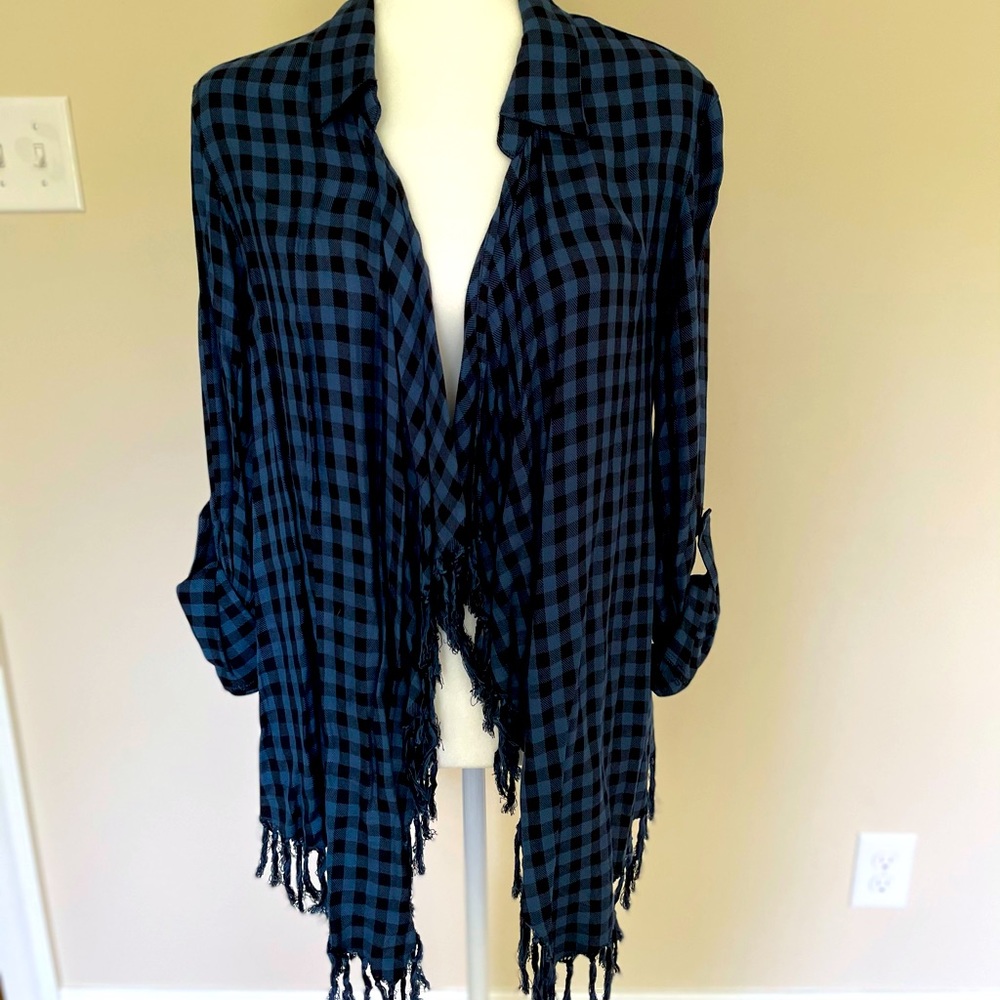 Plaid Cardigan